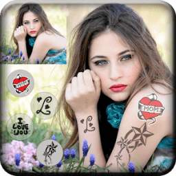 Tattoo on my photo for girls and boys
