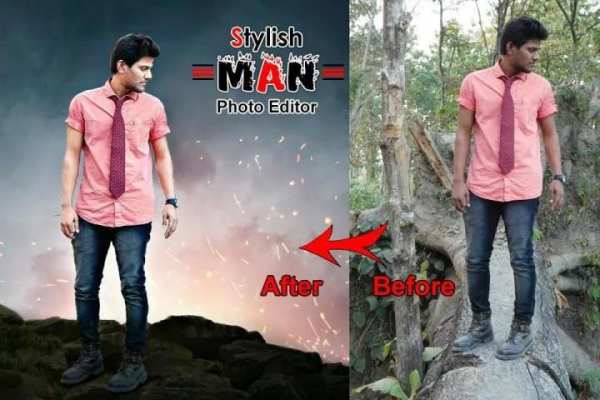 Stylish Man Photo Editor скриншот 1