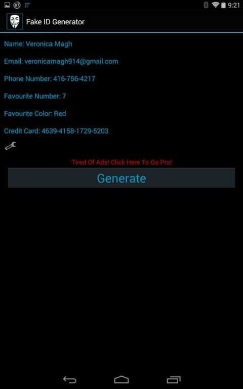 Fake ID Generator скриншот 7