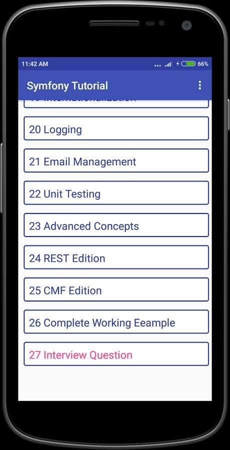 Symfony Tutorial – php framework screenshot 2
