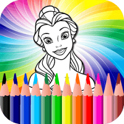 Coloring Book for princess أيقونة