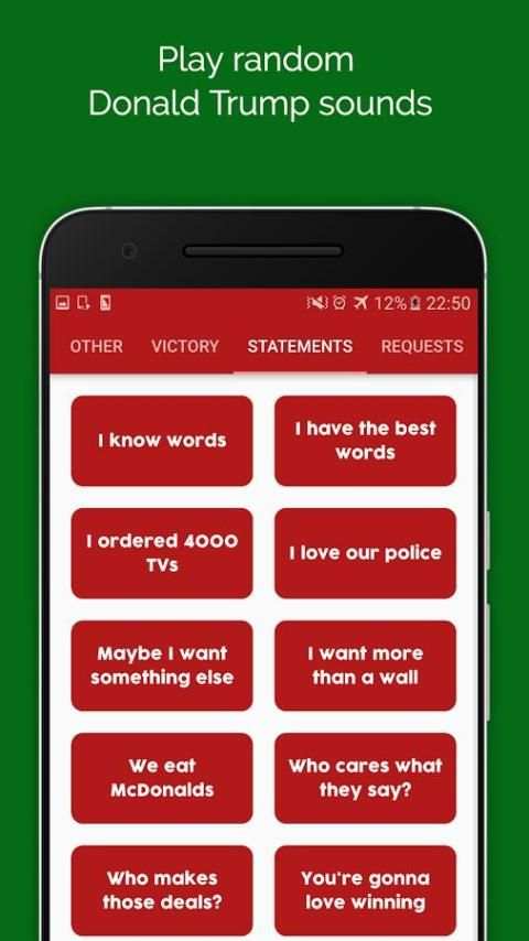 Donald Trump Soundboard 2 تصوير الشاشة