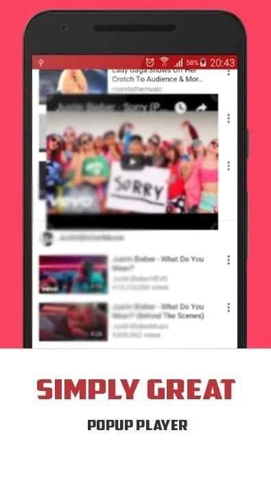 HD video player for youtube screenshot 1