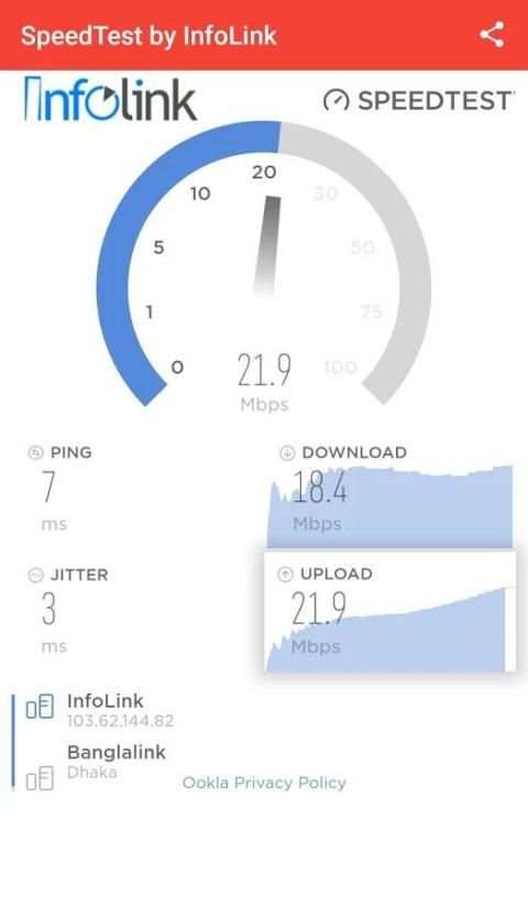 SpeedTest by InfoLink скриншот 4