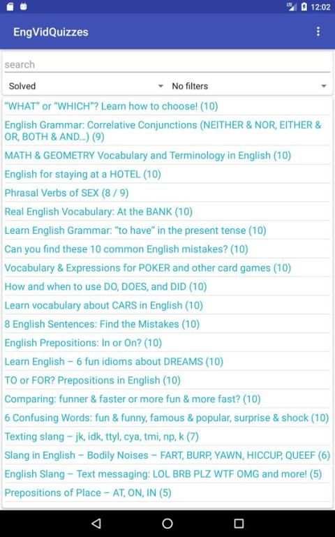 EngVid Quizzes screenshot 2
