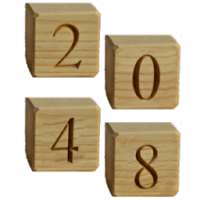 Number Puzzle 2048 Christmas New Year 2018 Edition logo