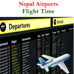 Nepal Airports Flight Time आइकन