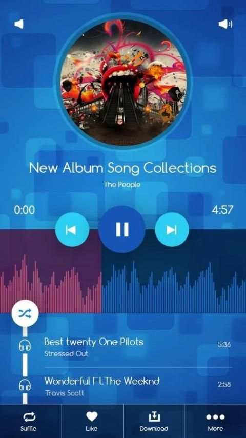 Music Player Offline स्क्रीनशॉट 1