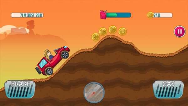 Hill Racing Car Climb screenshot 2