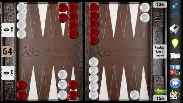 XG Mobile Backgammon 5 تصوير الشاشة