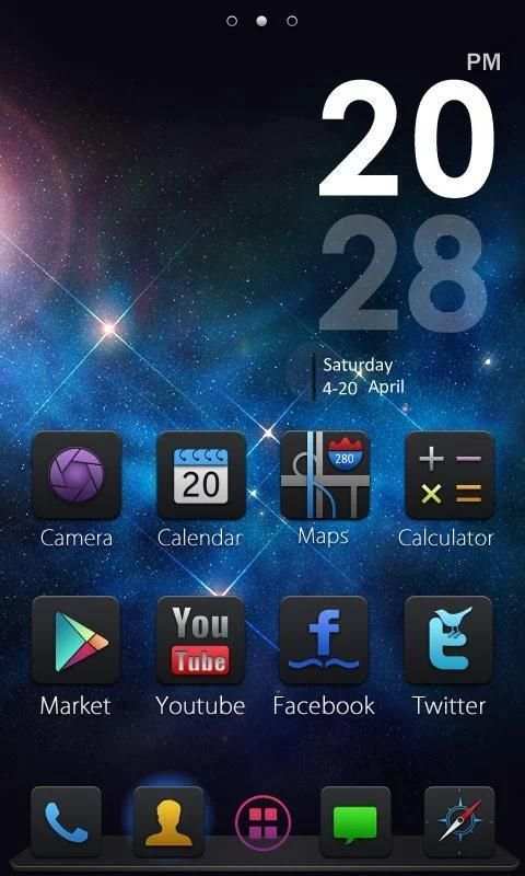 (FREE)Andy GO Launcher Theme скриншот 4
