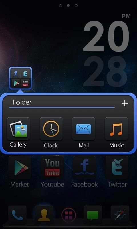 (FREE)Andy GO Launcher Theme скриншот 2