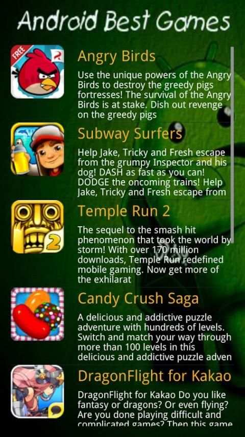Best Games for Android скриншот 3