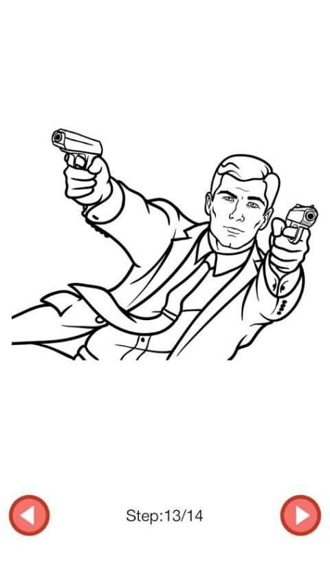How To Draw :Archer Characters скриншот 1