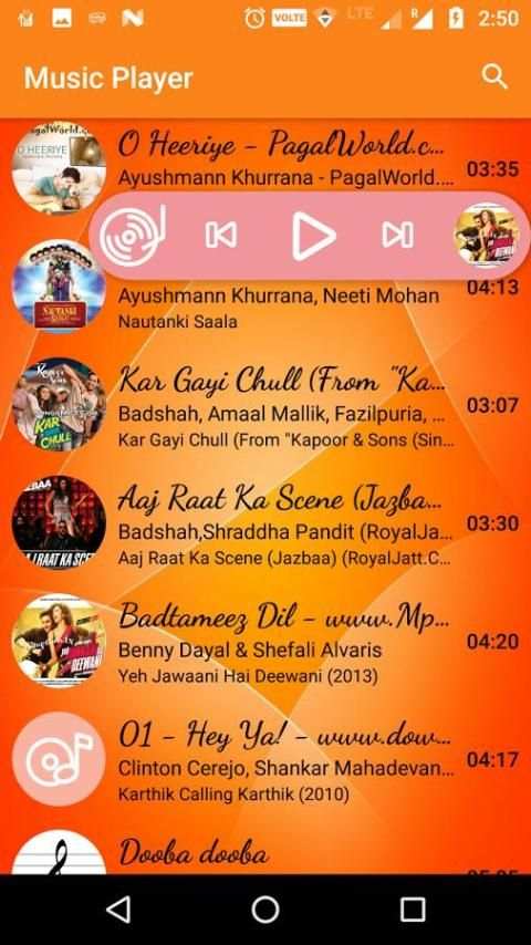 Music Player - App 5 تصوير الشاشة