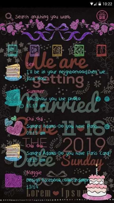 GO SMS WE ARE GET THEME screenshot 4
