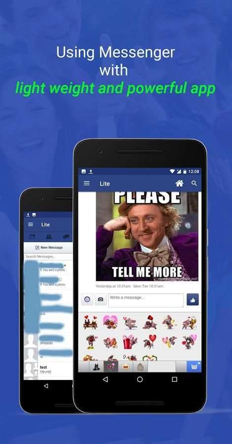 Lite for Facebook & Messenger скриншот 3