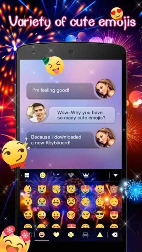Keyboard Boto : Fire Work 6 تصوير الشاشة