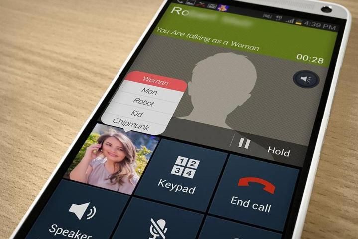 Change voice during call GIRLS screenshot 1