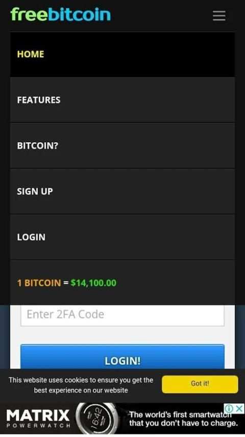 Freebitcoin Earn BTC स्क्रीनशॉट 7