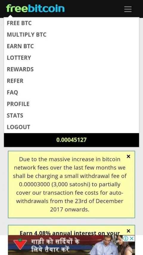 Freebitcoin Earn BTC स्क्रीनशॉट 4