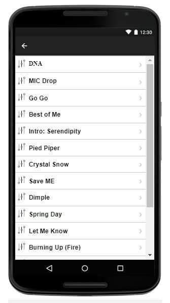 BTS - Music And Lyrics screenshot 3