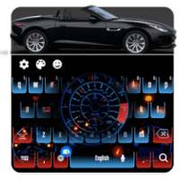 Hologram Car Keyboard Theme