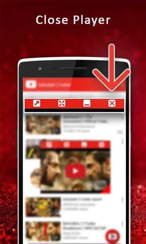 Floating Tube Video Player स्क्रीनशॉट 1