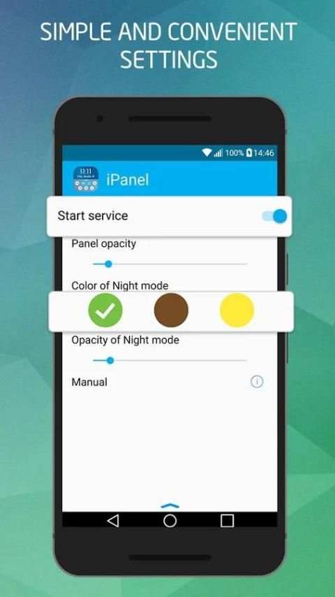 iPanel Control Center style OS screenshot 1