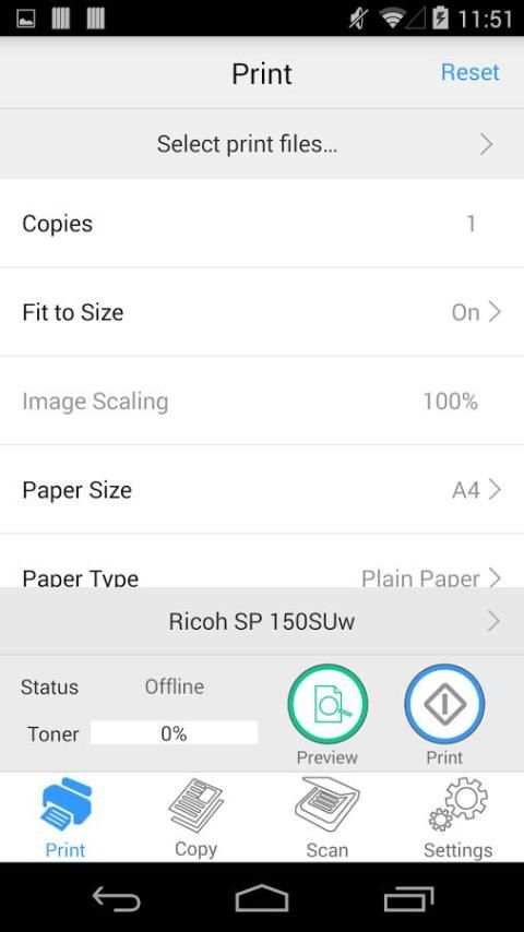 Ricoh Printer скриншот 4