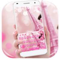 Rose pink paris keyboard on 9Apps