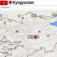 Kyrgyzstan map