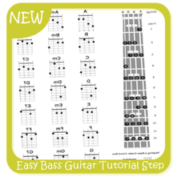 Easy Bass Guitar Tutorial Step by Step иконка
