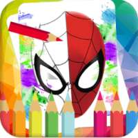 Coloring SuperHeroes Book on 9Apps