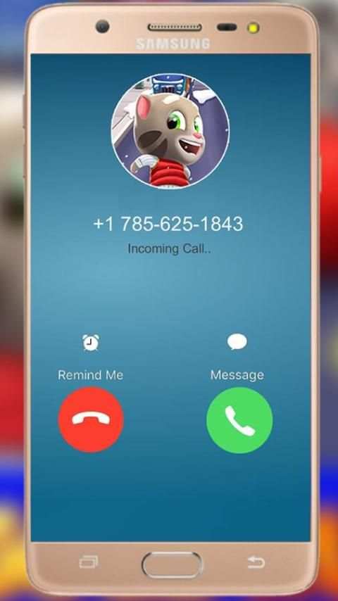 Fake Call Talking Tom Gold Run Free 2 تصوير الشاشة