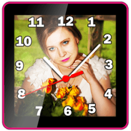Photo on Clock أيقونة
