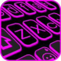 Neon Pink Keyboard