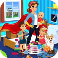 Super Mom: Chores, Errands & Housework with Mommy