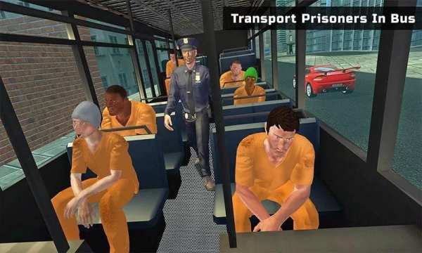 Police Bus Transporter 3D Prisoner Jail Transport screenshot 19