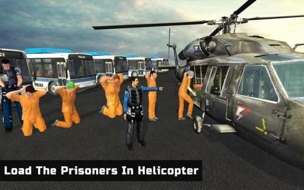 Police Bus Transporter 3D Prisoner Jail Transport screenshot 11