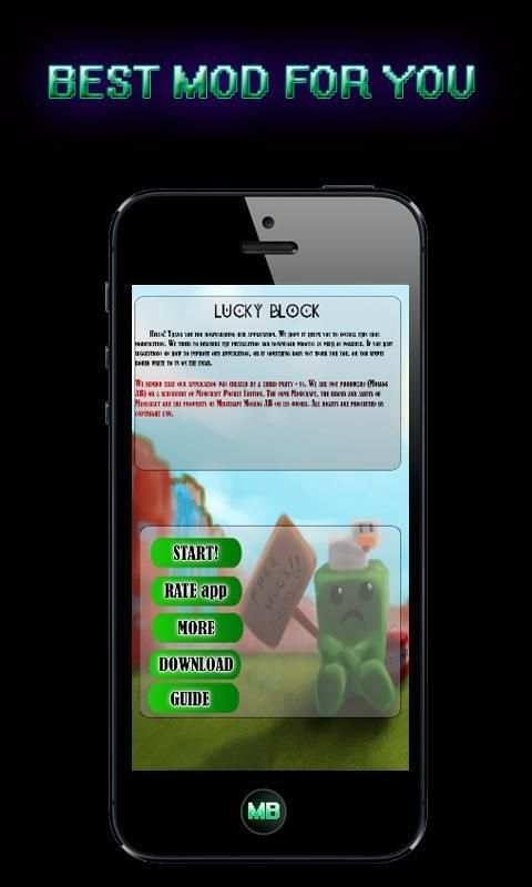Mod Lucky Block for MCPE screenshot 3