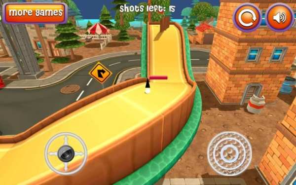 Mini Golf 3D Cartoon City स्क्रीनशॉट 3