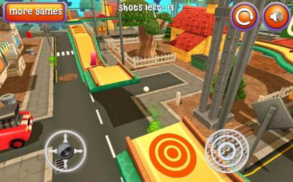 Mini Golf 3D Cartoon City स्क्रीनशॉट 6