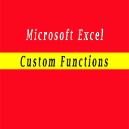 Microsoft Excel Custom Functions (Macro) icon