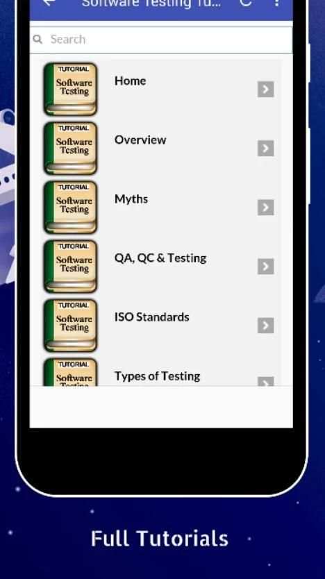 Tutorials for Software Testing Offline скриншот 4