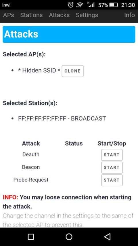 WIFI access jammer wpa2 PRANK screenshot 5