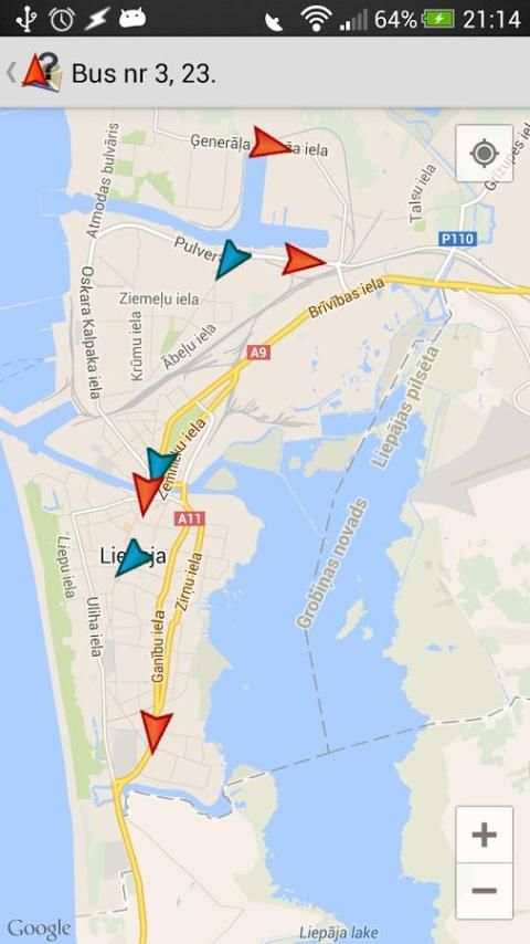 Where's my bus (Liepaja) screenshot 1