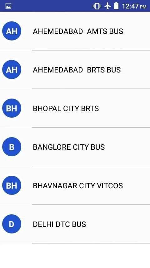 All India BRTS & City Bus Indicator screenshot 3