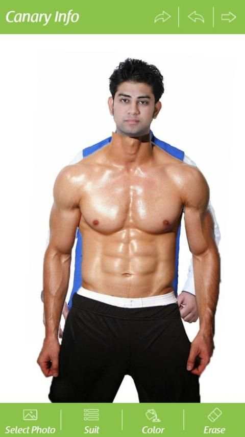 Six Pack Abs Photo Editor 2 تصوير الشاشة