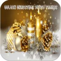 Golden Christmas Photo Frames on 9Apps